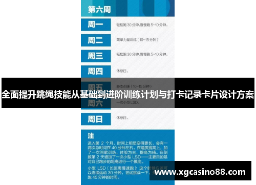 全面提升跳绳技能从基础到进阶训练计划与打卡记录卡片设计方案